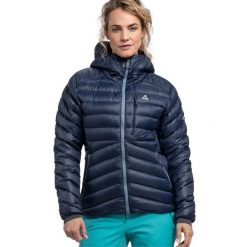 Kurtka puchowa damska Schöffel Tschierval. Czarne kurtki sportowe damskie Schöffel, na zimę, bez wzorów, z puchu, bez kaptura. Za 1,499.99 zł.