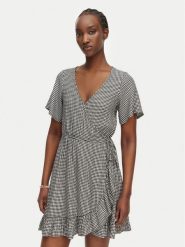 Roxy Sukienka codzienna Zenith Wrap ERJWD03876 Czarny Regular Fit. Czarne sukienki damskie Roxy, bez wzorów, z wiskozy, bez ramiączek. Za 299.99 zł.