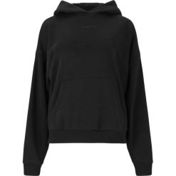 Bluza damska z kapturem Athlecia Ruthie. Czarne bluzy damskie Athlecia, bez wzorów, z bawełny, z kapturem. Za 192.00 zł.