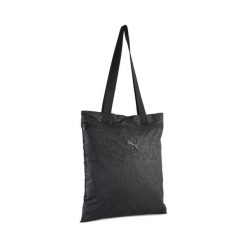Torba typu tote Pop PUMA Black Script Aop. Czarne torby sportowe Puma, bez wzorów. Za 89.99 zł.