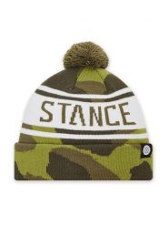 Stance Czapka Og Pom A262D21OG Zielony. Zielone czapki damskie Stance, na zimę, bez wzorów, z materiału. Za 119.99 zł.