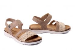 INBLU FA-05 012 marrone, sandały damskie. Brązowe sandały damskie Inblu, bez wzorów, bez obcasa, bez zapięcia. Za 101.90 zł.