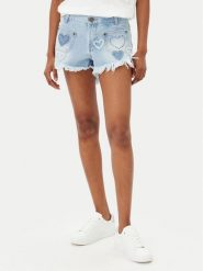 One Teaspoon Szorty jeansowe Retro Dukes 26849 Niebieski Relaxed Fit. Niebieskie szorty damskie One Teaspoon, bez wzorów, z bawełny. W wyprzedaży za 549.99 zł.
