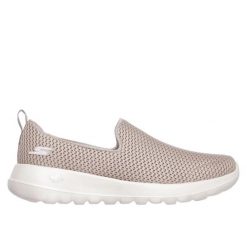 Sneakersy Skechers GO WALK JOY (15600TPE). Brązowe obuwie sportowe damskie Skechers, z tkaniny, bez zapięcia, trekkingowe, Skechers Sport. Za 259.00 zł.