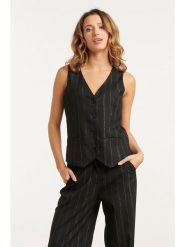 Smashed Lemon Kamizelka w kolorze czarnym rozmiar: S. Czarne kamizelki damskie Smashed Lemon, s, bez wzorów, bez kaptura. Za 104.99 zł.