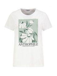 Eight2Nine Koszulka w kolorze białym rozmiar: XXL. Białe koszulki damskie Eight2Nine, xxl, bez wzorów, bez kołnierzyka, bez ramiączek. Za 60.99 zł.