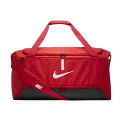 Torba sportowa unisex Nike Academy Team. Czarne torby sportowe Nike, bez wzorów, z materiału. Za 149.99 zł.