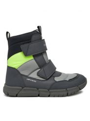 Geox Śniegowce J Flexyper Boy B Abx J169XC 0FU50 C9191 S Szary. Szare buty zimowe chłopięce Geox, ze skóry, bez zapięcia. Za 449.99 zł.