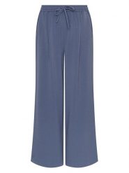 MOSS COPENHAGEN Spodnie w kolorze niebieskim rozmiar: L. Niebieskie spodnie materiałowe damskie Moss Copenhagen, bez wzorów, z materiału. Za 148.95 zł.