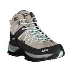 Buty trekkingowe damskie CMP Rigel Mid Wp. Brązowe obuwie sportowe damskie CMP, z materiału, za kostkę, bez zapięcia. Za 559.99 zł.