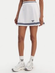 Reebok Spódnica mini Marta RK25491CCW Biały Regular Fit. Białe spódnice damskie Reebok, xs, bez wzorów, z syntetyku, mini. Za 179.99 zł.