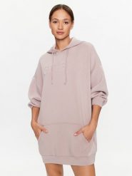 Guess Sukienka codzienna V3BQ14 K7UW2 Różowy Regular Fit. Czerwone sukienki damskie Guess, z aplikacjami, z wiskozy, bez ramiączek. Za 529.99 zł.