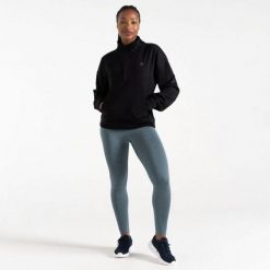 Bluza damska z zamkiem 1/2 Dare 2B Recoup II. Czarne bluzy damskie Dare 2b, bez wzorów, z bawełny, bez kaptura. Za 110.90 zł.