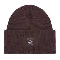 Czapka Beverly Hills Polo Club. Brązowe czapki damskie Beverly Hills Polo Club, na zimę, bez wzorów. Za 59.99 zł.