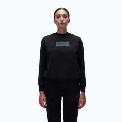 Bluza damska Napapijri B-Suze C. Czarne bluzy damskie Napapijri, bez wzorów, bez kaptura. Za 259.99 zł.