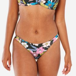 Dół kostiumu kąpielowego surfingowego damski Olaian Aly Azalea. Czerwone bikini OLAIAN, bez wzorów, z elastanu. Za 54.99 zł.
