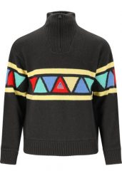 Bluza z kapturem wiatrówka SOS Uni knit. Niebieskie bluzy damskie SOS, na zimę, l, bez wzorów, z materiału, z kapturem. Za 702.50 zł.