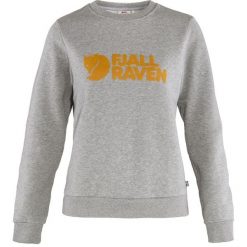 Bluza damska Fjallraven Logo Sweater. Szare bluzy damskie Fjällräven, m, bez wzorów, z bawełny, bez kaptura. Za 493.35 zł.