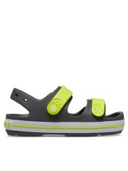 Crocs Sandały Crocband Cruiser Sandal T 209424 Szary. Szare sandały chłopięce Crocs, z tworzywa sztucznego, bez zapięcia. Za 119.99 zł.