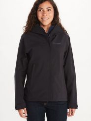 Marmot Kurtka funkcyjna "Precip Eco Pro" w kolorze czarnym rozmiar: M. Czarne kurtki sportowe damskie Marmot, m, bez wzorów, bez kaptura. Za 395.31 zł.