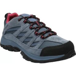 Buty turystyczne damskie Columbia Crestwood. Niebieskie obuwie trekkingowe damskie Columbia, bez zapięcia. Za 279.00 zł.