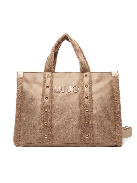 Liu Jo Torebka L Tote 2F5027 E0021 Brązowy. Brązowe torebki klasyczne damskie Liu Jo, z materiału, bez dodatków. Za 419.99 zł.
