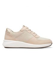 Clarks Skórzane sneakersy "Comb Un Rio" w kolorze beżowym rozmiar: 36. Brązowe obuwie sportowe damskie Clarks, z nubiku, bez zapięcia. Za 202.03 zł.