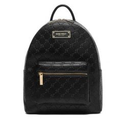Plecak Nine West. Czarne plecaki Nine West, bez wzorów. Za 299.99 zł.