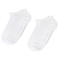 Skarpety krótkie Tommy Hilfiger. Białe skarpetki damskie Tommy Hilfiger, bez wzorów. Za 59.99 zł.