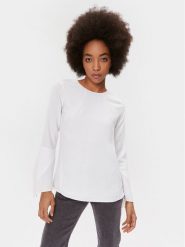 DKNY Bluzka UI3T2180 Écru Regular Fit. Bluzki damskie DKNY, xs, bez wzorów, z syntetyku, bez kołnierzyka, bez ramiączek. W wyprzedaży za 319.99 zł.