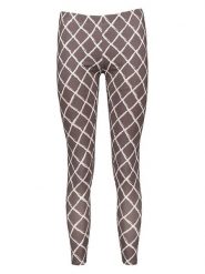 Juvia Legginsy w kolorze biało-ciemnobrązowym rozmiar: L. Brązowe legginsy damskie Juvia, l, bez wzorów. Za 114.95 zł.