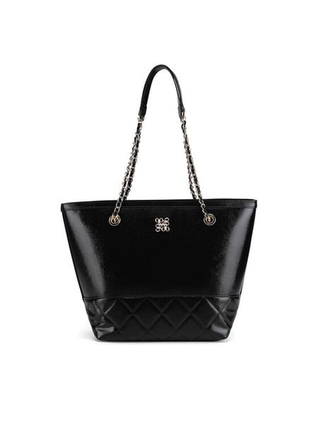 Nine West Torebka BW2A0079 Czarny. Czarne shopper bag Nine West, bez dodatków. Za 229.99 zł.
