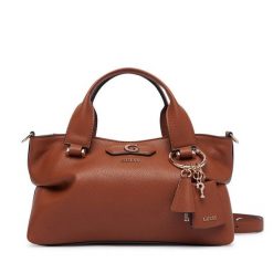 Torebka Guess. Brązowe torebki klasyczne damskie Guess, bez dodatków. Za 544.99 zł.