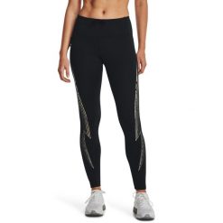 Legginsy damskie Under Armour OUTRUN THE COLD TIGHT. Czarne legginsy damskie Under Armour, xs, bez wzorów. Za 199.99 zł.