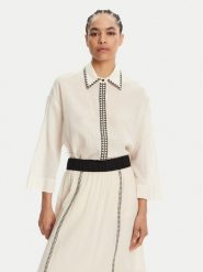 Devotion TWINS Koszula Gaia 025.001G Écru Regular Fit. Koszule damskie Devotion Twins, s, bez wzorów, z bawełny, bez kołnierzyka, bez ramiączek. Za 519.99 zł.