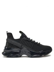 Steve Madden Sneakersy Maxilla-R SM19000110 Czarny. Czarne obuwie sportowe damskie Steve Madden, z materiału, bez zapięcia. Za 299.99 zł.