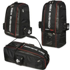 Torba treningowa 3w1 - Plecak + Torba - DBX Bushido DBX-SB-20. Czarne torby podróżne DBX BUSHIDO, bez wzorów, z materiału, duże. Za 259.99 zł.