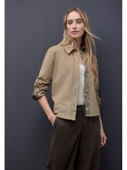 Street One Koszula w kolorze beżowym rozmiar: 38. Brązowe koszule damskie Street One, bez wzorów, z bawełny, street, bez kołnierzyka, bez ramiączek. Za 165.71 zł.