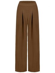 Sublevel Spodnie w kolorze brązowym rozmiar: L/XL. Brązowe spodnie materiałowe damskie Sublevel, bez wzorów, z materiału. Za 113.99 zł.