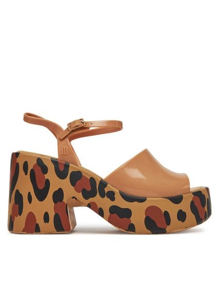 Melissa Sandały Melissa Lina Ad M 35929 Brązowy. Brązowe sandały damskie Melissa, bez wzorów, z tworzywa sztucznego, bez obcasa, na słupku, bez zapięcia. Za 349.99 zł.