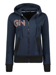 Geographical Norway Bluza "Gudite" w kolorze granatowym rozmiar: L. Niebieskie bluzy damskie Geographical Norway, l, bez wzorów, bez kaptura. Za 109.78 zł.