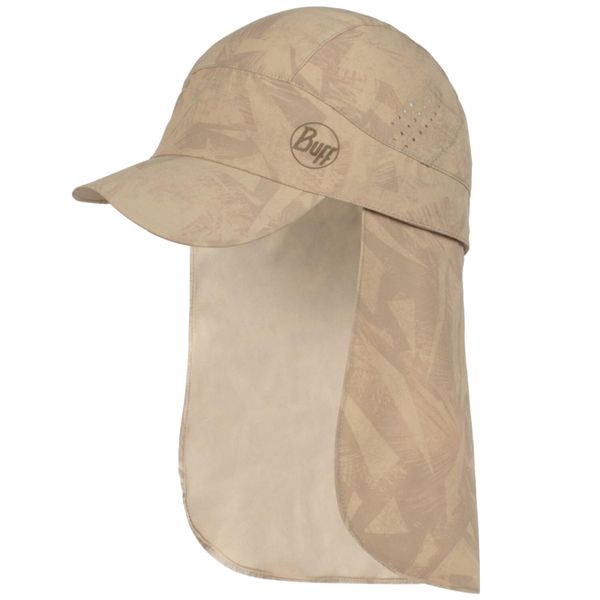 Czapka z daszkiem dla dorosłych Buff Pack Sahara Cap. Brązowe czapki z daszkiem damskie Buff, bez wzorów, z elastanu. Za 239.99 zł.