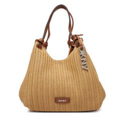 Torebka DKNY. Brązowe torebki klasyczne damskie DKNY, bez dodatków. Za 659.99 zł.