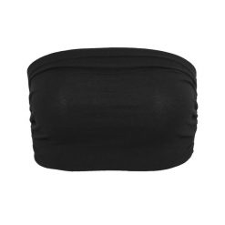 Top Bandeau Dla Kobiet. Białe koszulki sportowe damskie BUILD YOUR BRAND, l, bez wzorów, bez ramiączek. Za 42.99 zł.