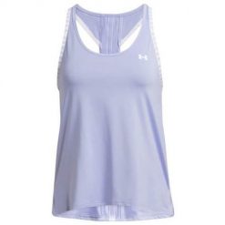 Koszulka treningowa damska Under Armour KOSZULKADAMSKAUA1351596539. Fioletowe koszulki sportowe damskie Under Armour, xs, bez wzorów, bez ramiączek. Za 130.99 zł.