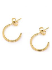 MOODE Kolczyki-półkreole "Amarante" rozmiar: onesize. Żółte kolczyki damskie MOODE, ze stali. Za 84.01 zł.