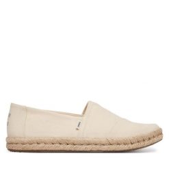Espadryle Toms. Brązowe espadryle damskie TOMS, bez wzorów, bez obcasa. Za 319.99 zł.