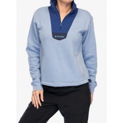 Bluza bez kaptura damska Columbia Lodge Quarter Zip. Niebieskie bluzy damskie Columbia, xl, bez wzorów, bez kaptura. Za 188.99 zł.