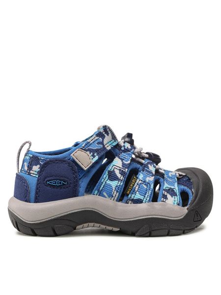 Keen Sandały Newport H2 1026269 Niebieski. Niebieskie sandały chłopięce Keen, z materiału, bez zapięcia. Za 299.99 zł.
