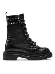 Rage Age Trapery RA-16-03-000131 Czarny. Czarne trapery damskie Rage Age, ze skóry, bez zapięcia. Za 549.99 zł.